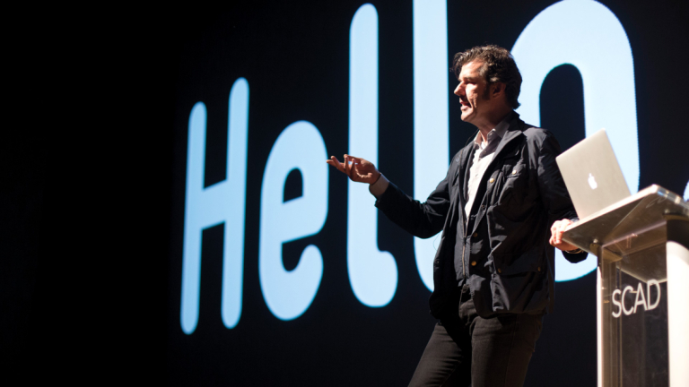 SCADstyle嘉宾Stefan Sagmeister发表关于平面设计的演讲
