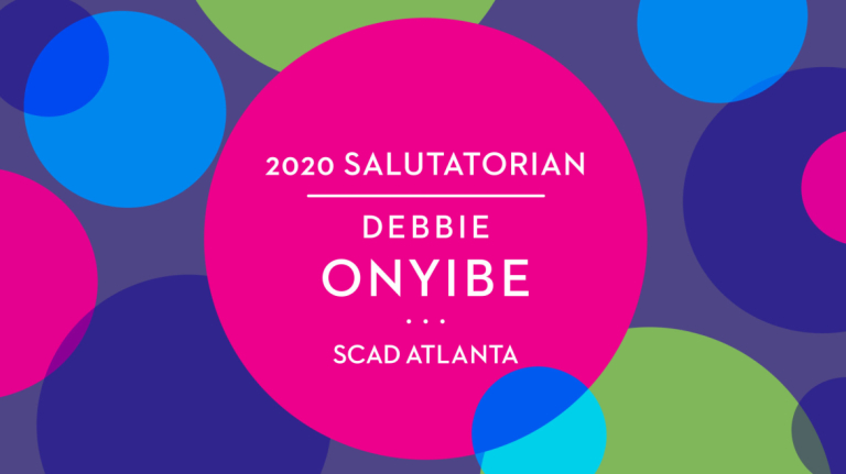 Play video of SCAD Atlanta Salutatorian Debbie Onyibe