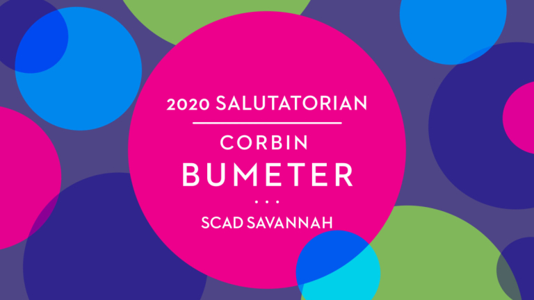 Play video of salutatorian Corbin Bumeter