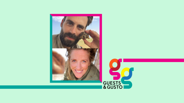 Guests and Gusto speakers Michael Turek and Sophy Roberts