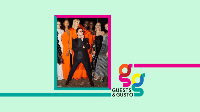 Guests and Gusto Christian Siriano