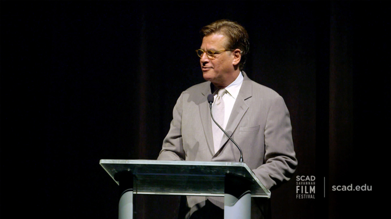 Play video of SCAD Savannah Film Festival honoree Aaron Sorkin