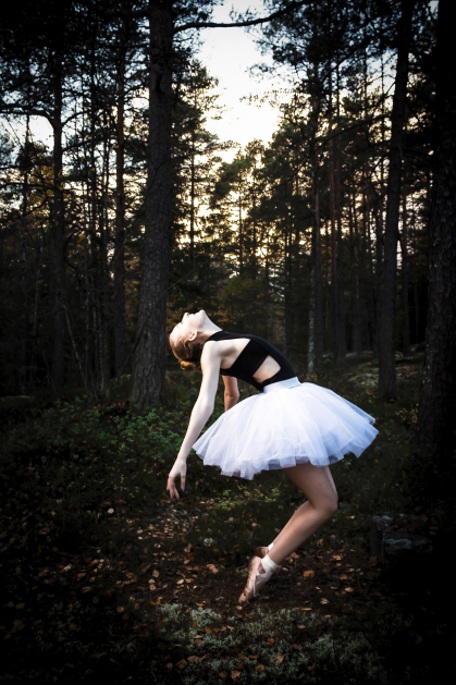 摄影学生克里斯蒂安·埃贝尔拍摄的《林中舞蹈》
