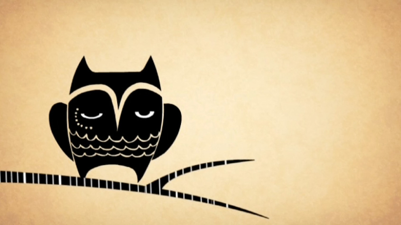 动画学生作品，白天猫头鹰奥利由艾莉罗滕伯格